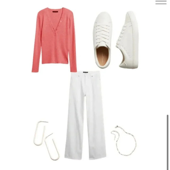 Banana Republic Raglan Henley Sweater - Picture 12 of 13